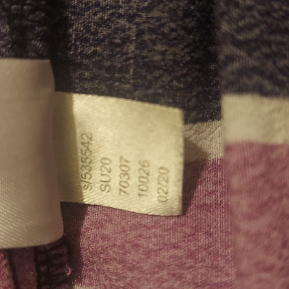 LOFT Multicolored Horizontal Striped Skirt Size Extra Small Green Blue Purple - Picture 12 of 14